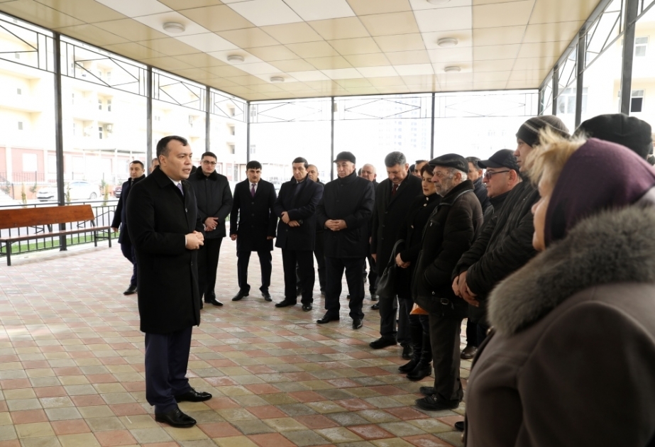 Lökbatan qəsəbəsində şəhid ailələrinə və Qarabağ müharibəsi əlillərinə yeni mənzillər təqdim edilib