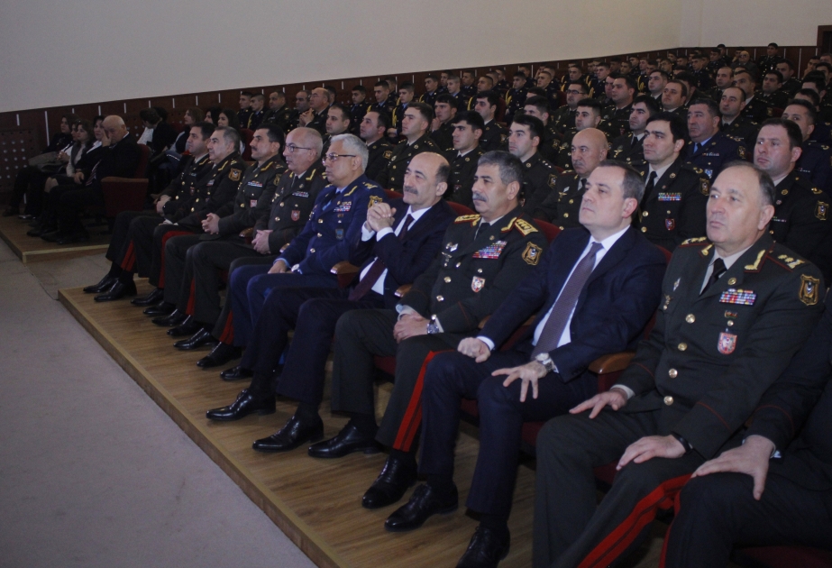 Mehdi Hüseynzadənin 100 illik yubileyi Silahlı Qüvvələrin Təlim və Tədris Mərkəzində qeyd olunub