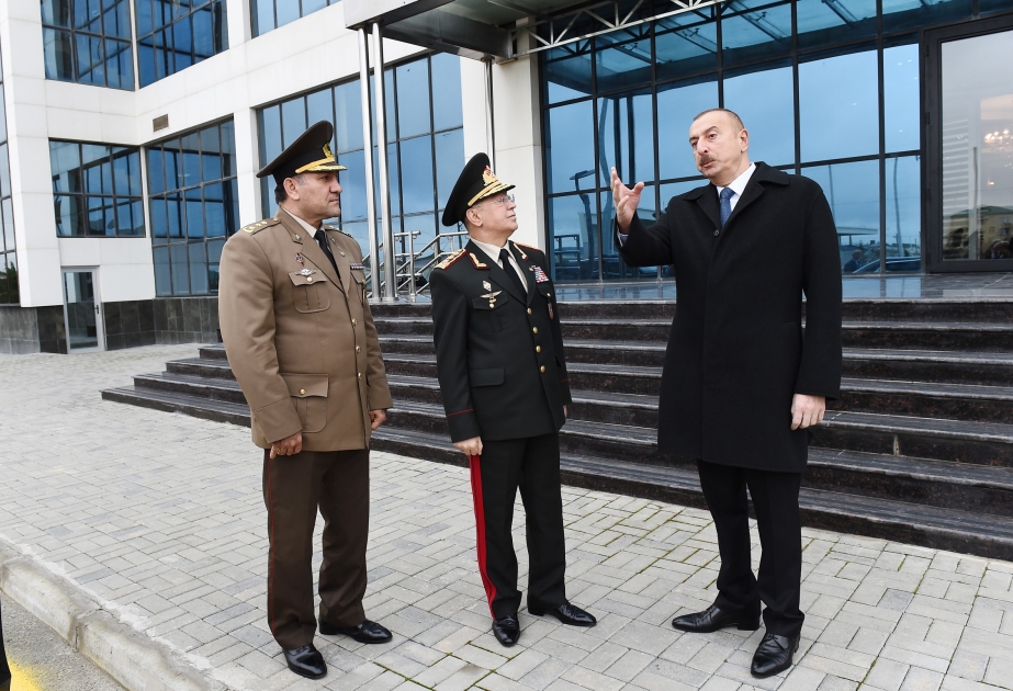 Prezident İlham Əliyev Fövqəladə Hallar Nazirliyinin İdman-Sağlamlıq Mərkəzinin açılışında iştirak edib YENİLƏNİB VİDEO