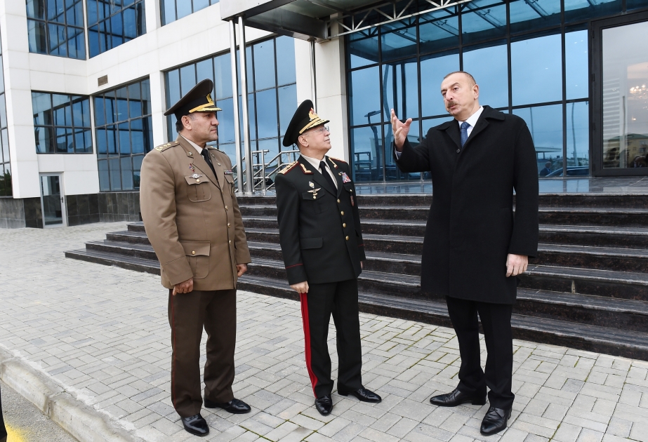 President Ilham Aliyev attended inauguration of sports and health center of Ministry of Emergency Situations VIDEO