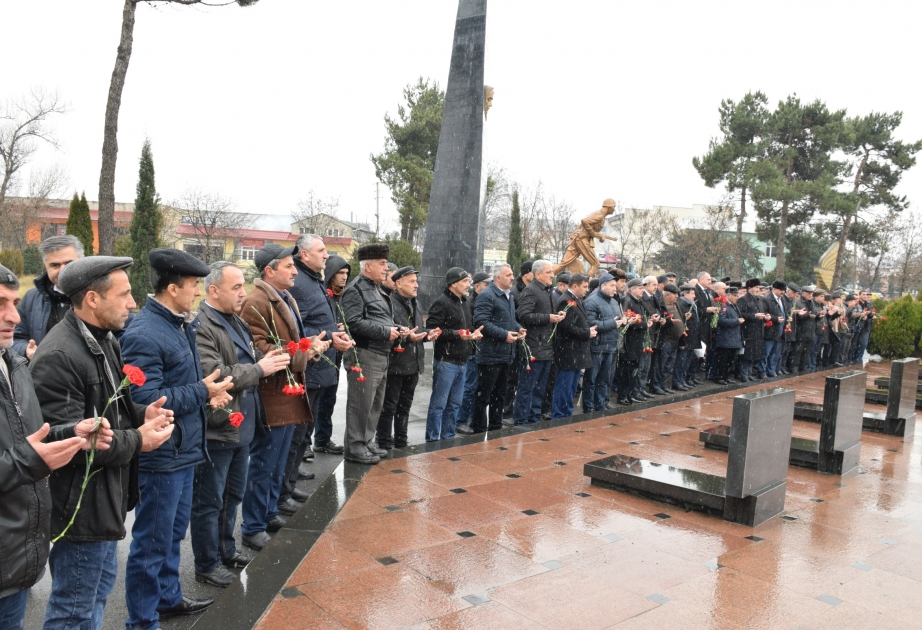 Qarabağ müharibəsində həlak olmuş Quba-Qusar batalyonunun əsgərlərinin xatirəsi anılıb