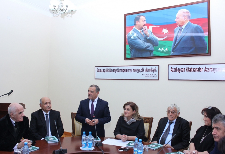 “Mikayıl Rzaquluzadə: Biblioqrafiya” kitabının təqdimatı olub