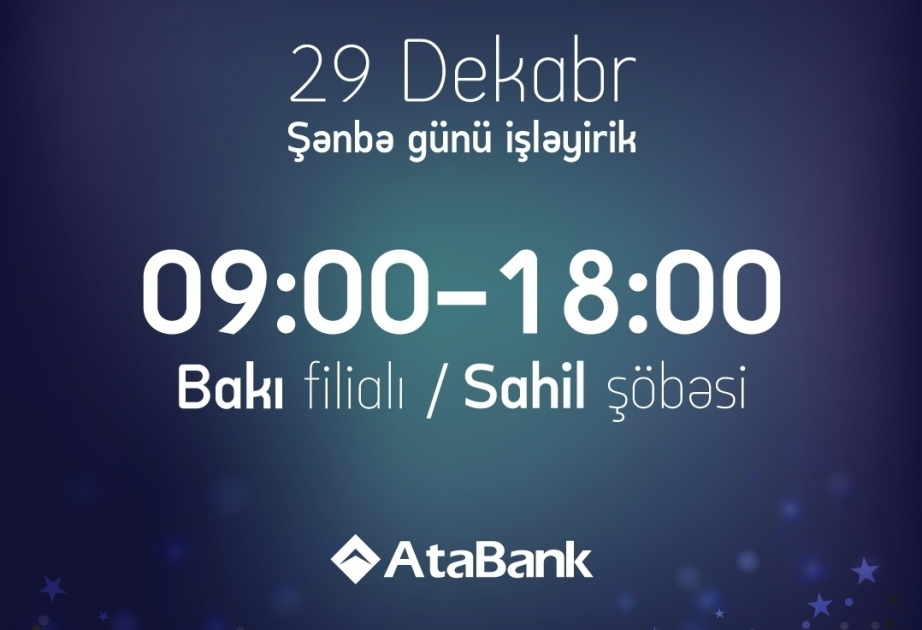 AtaBank to serve customers on Saturday