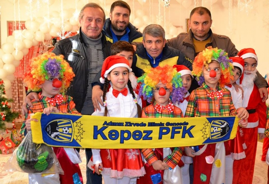 “Kəpəz” Peşəkar Futbol Klubunun kollektivi Gəncə Uşaq Evini ziyarət edib