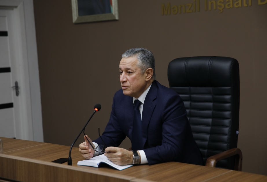 Mənzil İnşaatı Dövlət Agentliyində 2018-ci ilin nəticələrinə həsr olunan hesabat iclası keçirilib MİDA Gəncə və Sumqayıtda da layihələr həyata keçirəcək
