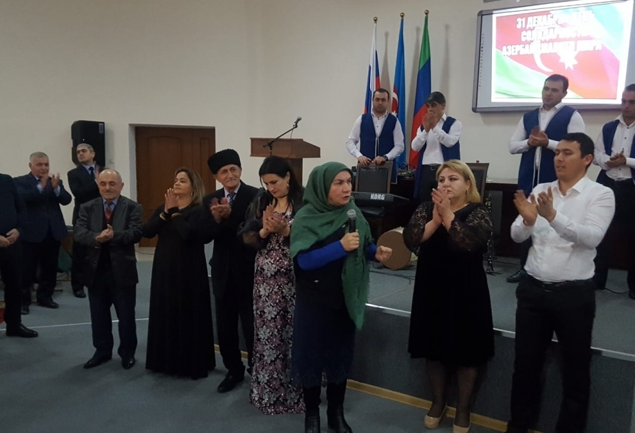 Dərbənddə Dünya Azərbaycanlılarının Həmrəylik Günü qeyd edilib