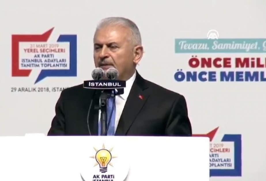 Binəli Yıldırımın İstanbul Böyükşəhər Bələdiyyəsinə namizədliyi irəli sürülüb