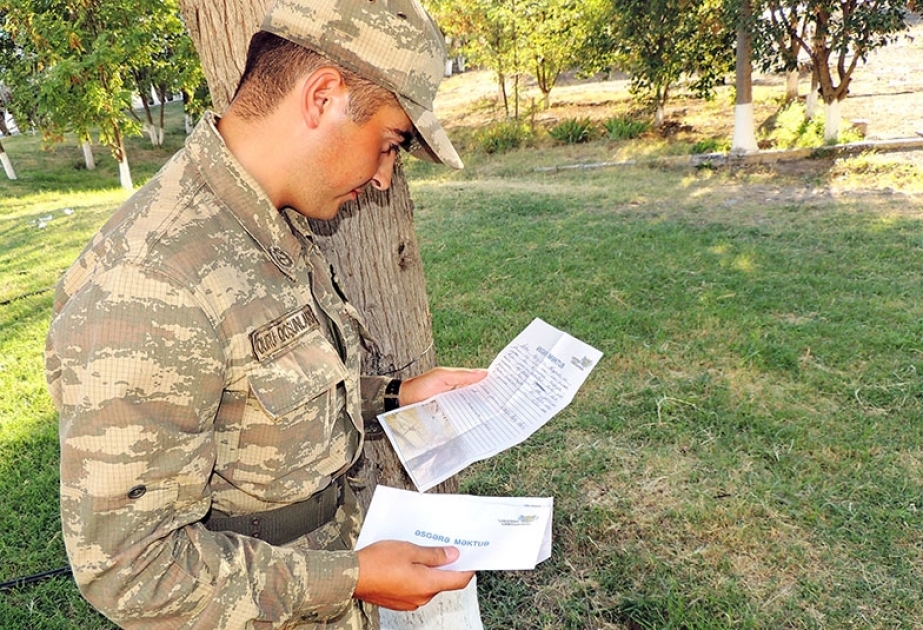 “Vətən uğrunda” səyyar təşviqat dəstəsinin “Əsgərə məktub” layihəsi uğurla davam edir