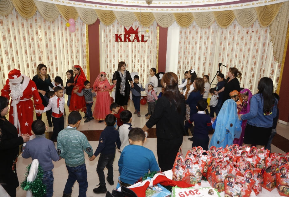 Ağcabədidə xüsusi qayğıya ehtiyacı olan uşaqlar üçün bayram tədbiri keçirilib
