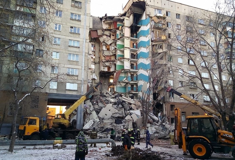 Maqnitoqorskda yaşayış binasında baş verən partlayış nəticəsində ölənlərin sayı 4-ə çatıb