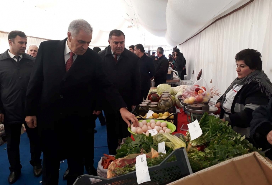Samux rayonunda bayram yarmarkası təşkil olunub