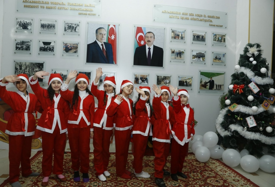 Ağcabədidə xüsusi qayğıya ehtiyacı olan uşaqların bayram sevinci