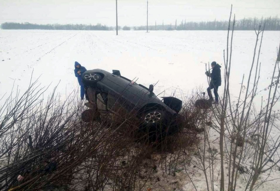 Ukraynada ağır yol qəzası baş verib: 8 nəfər ölüb