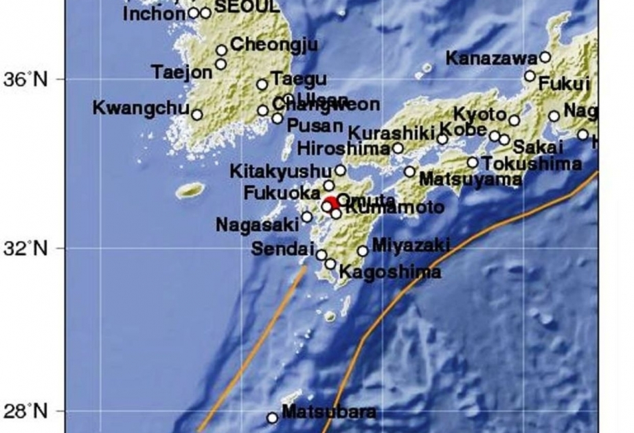 زلزال قوي في محافظة كوماموتو اليابانية
