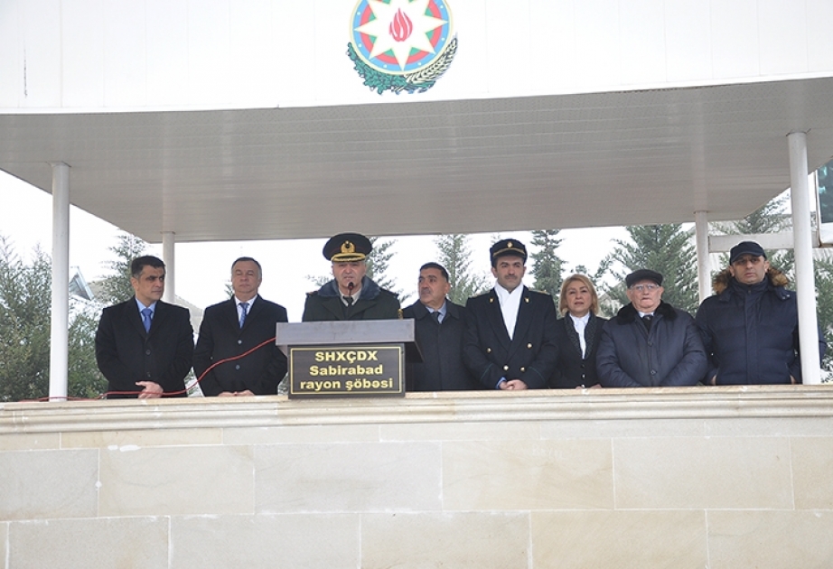 Çağırışçılar təntənəli surətdə müddətli həqiqi hərbi xidmətə yola düşürlər