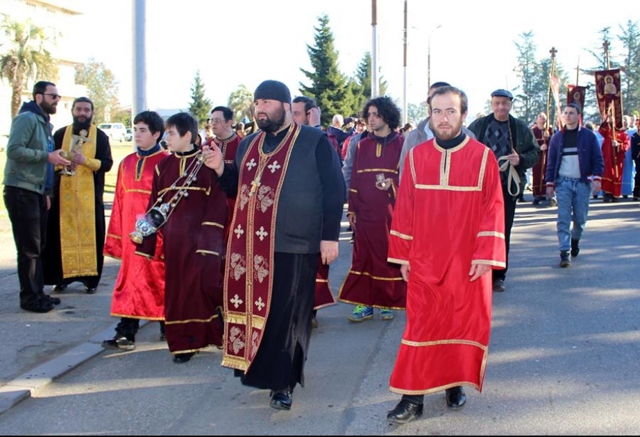 Gürcüstan paytaxtında Milad bayramı ənənəvi “Alilo” yürüşü ilə davam edib