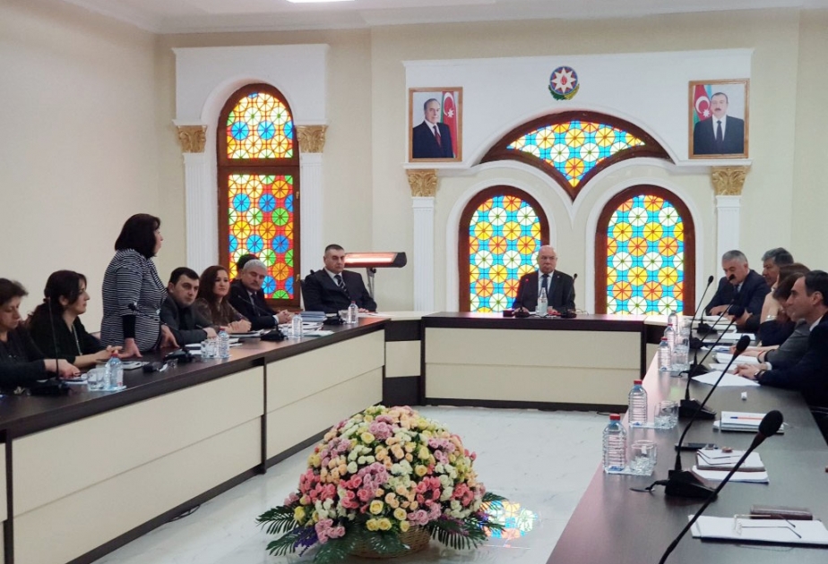 Xaçmaz Regional Mədəniyyət İdarəsinin ilin ilk Şura iclası keçirilib