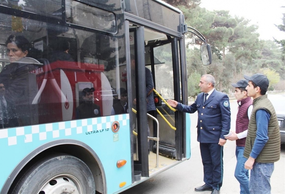 Sumqayıtda “Nəqliyyat könüllüləri” aksiyası davam edir