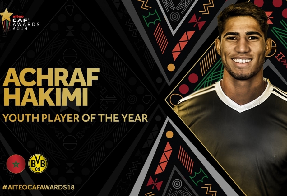 Əşrəf Hakimi Afrikanın ən yaxşı gənc futbolçusu seçilib