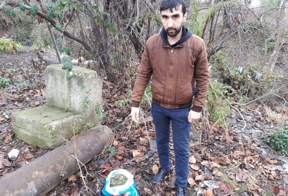 Dəmir borunun içərisində narkotik gizlədən Xudat şəhər sakini saxlanılıb