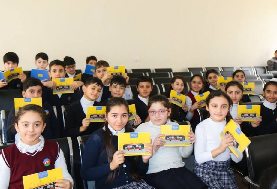 Bakı Nəqliyyat Agentliyi məktəblilər üçün maarifləndirmə tədbiri təşkil edib