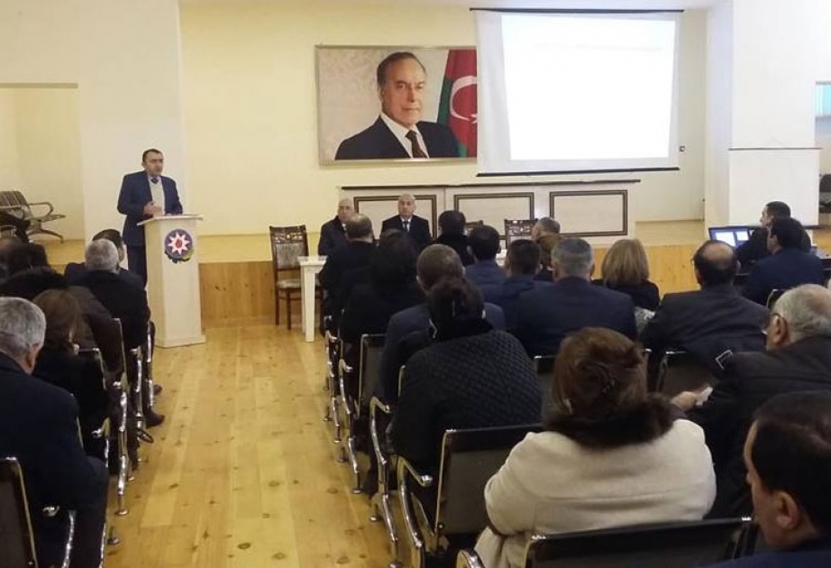 Mingəçevir və Salyanda məktəbdaxili qiymətləndirmə qaydaları ilə bağlı görüş olub