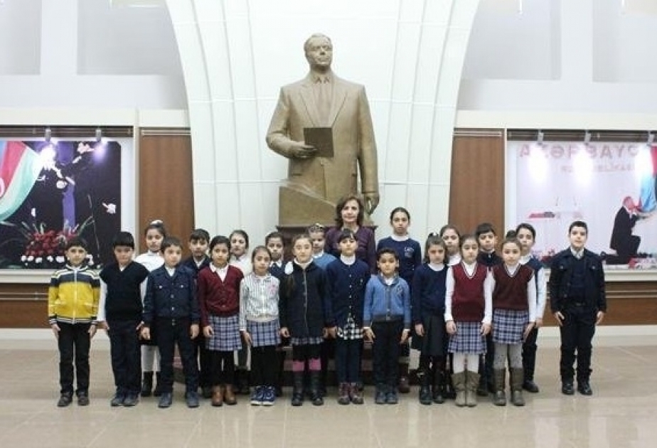 Yasamal rayon Heydər Əliyev Mərkəzinə ekskursiya təşkil edilib