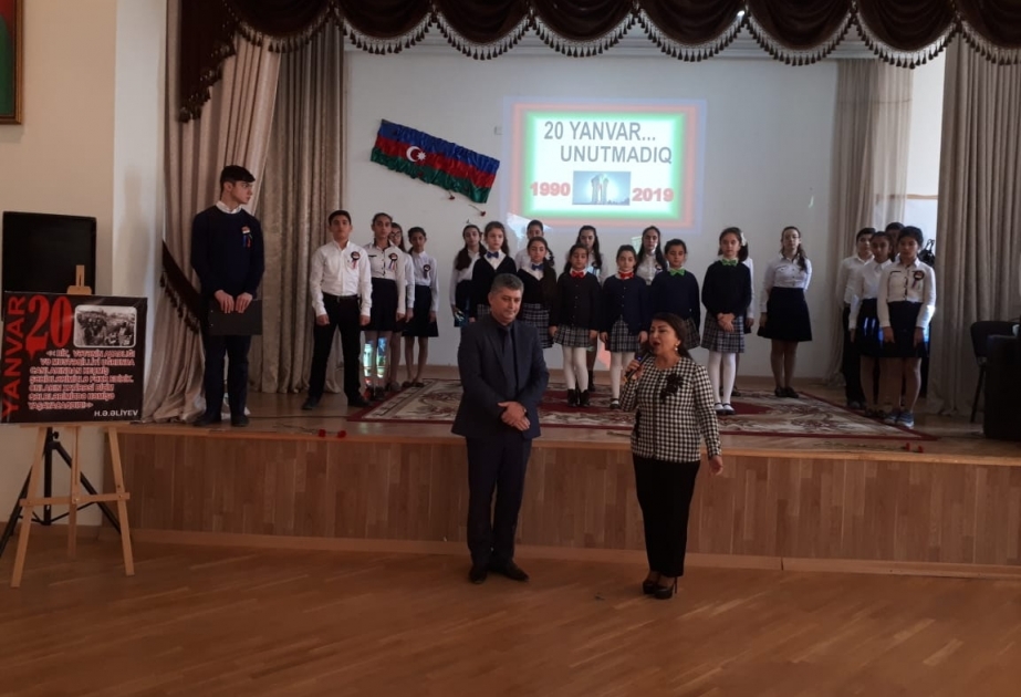 Nizami rayonunda 20 Yanvar faciəsinin 29-cu ildönümü ilə əlaqədar tədbir keçirilib