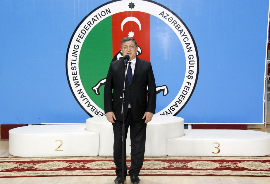 Müşfiq İsayevin xatirəsinə həsr edilən güləş turnirinin açılış mərasimi olub