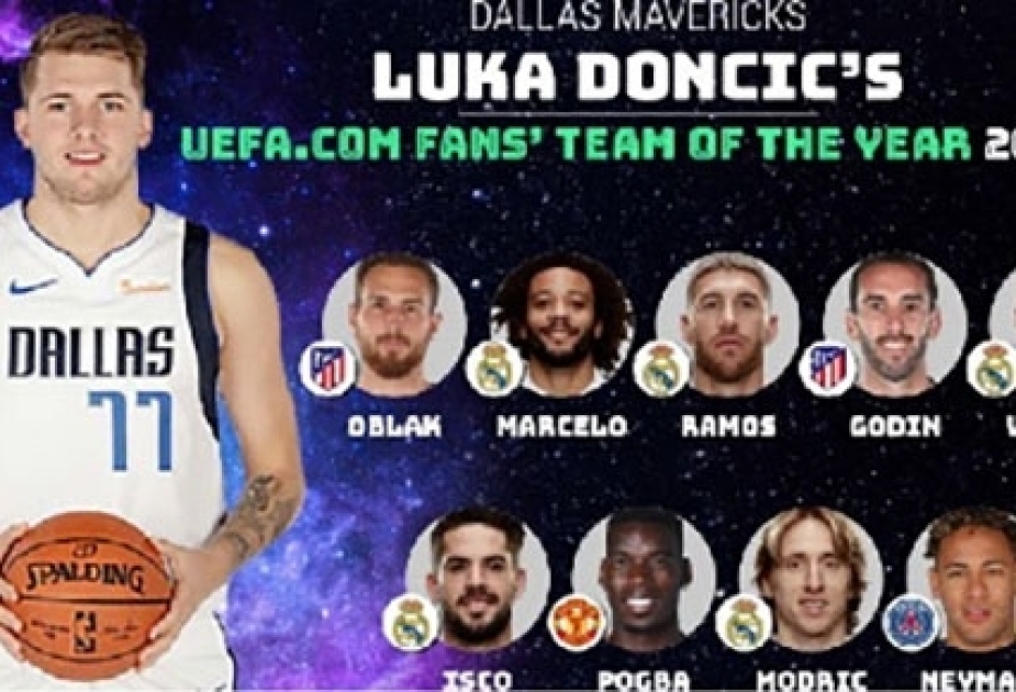 NBA-nın tanınmış basketbolçuları ilin rəmzi futbol komandasını seçiblər