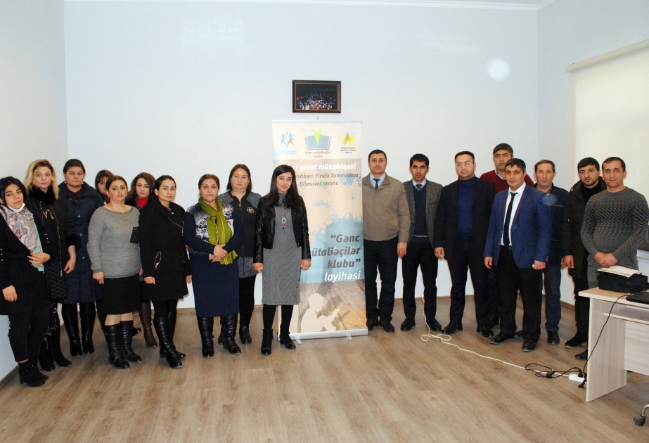 “Gənc mütaliəçilər klubu” layihəsinin təlimləri başa çatıb