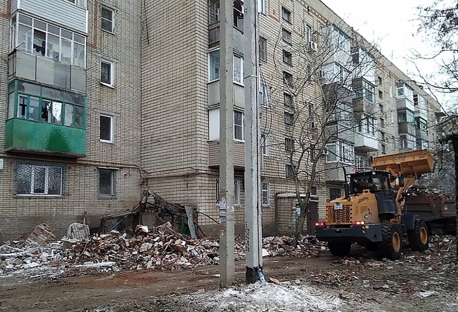Rostovda yaşayış binasında baş vermiş partlayış nəticəsində 1 nəfər həlak olub