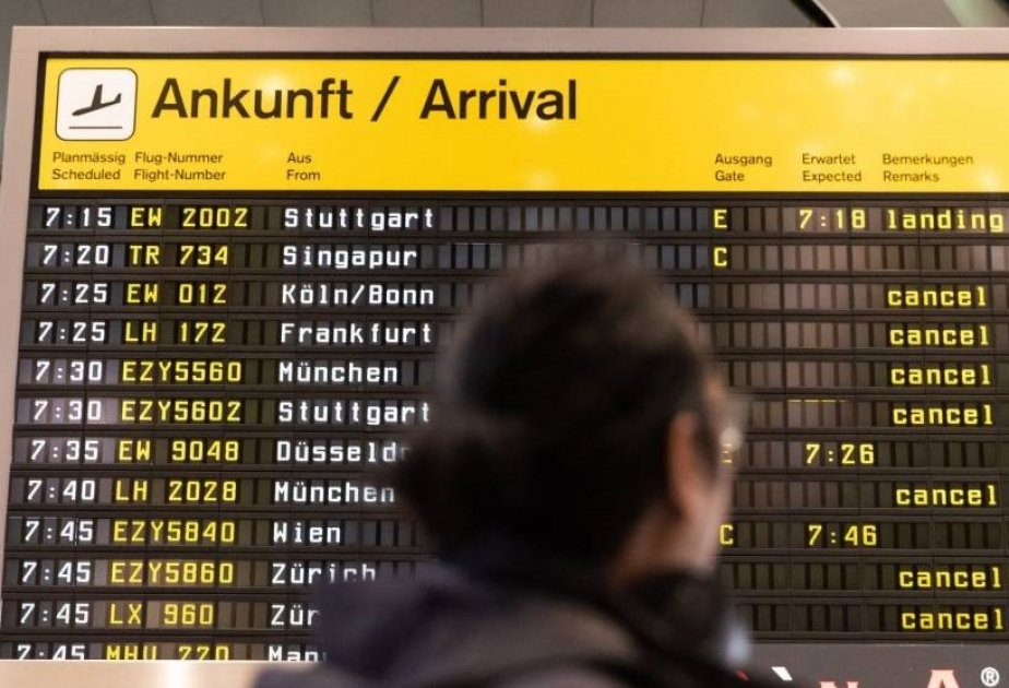Cientos de vuelos cancelados y retrasados por la huelga en aeropuertos de Alemania