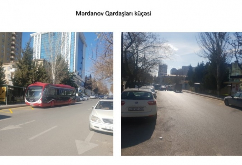 В Баку перенесены некоторые автобусные остановки