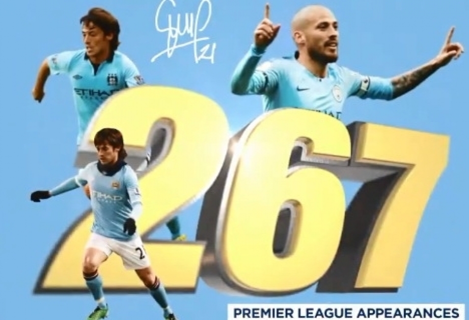 David Silva becomes Manchester City’s most capped player in Premier League