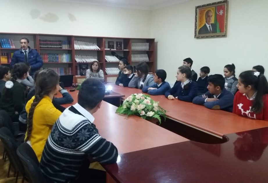 Qəbələ rayon Heydər Əliyev Mərkəzində 20 Yanvar faciəsinin ildönümü ilə əlaqədar açıq dərslər təşkil olunur