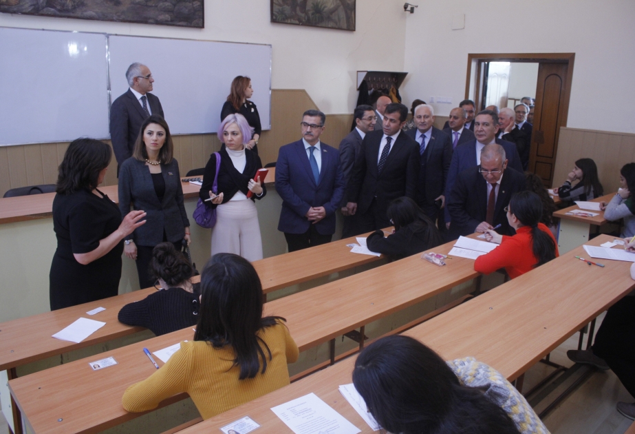 BDU-da İctimai Nəzarət və Məsləhət Şurasının üzvləri imtahan prosesini izləyiblər