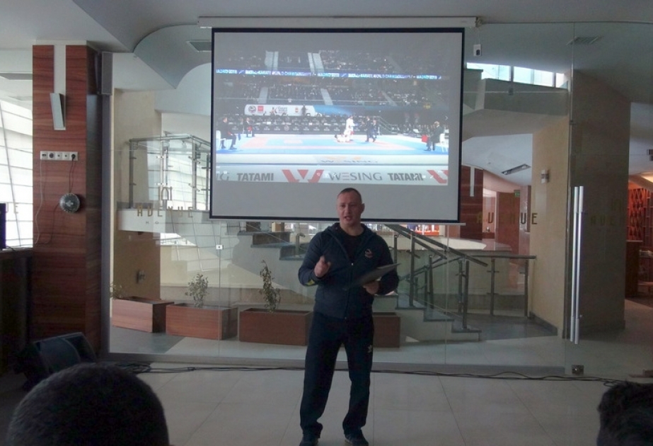 Karate yığmamızın üzvləri üçün maarifləndirici seminar keçirilib