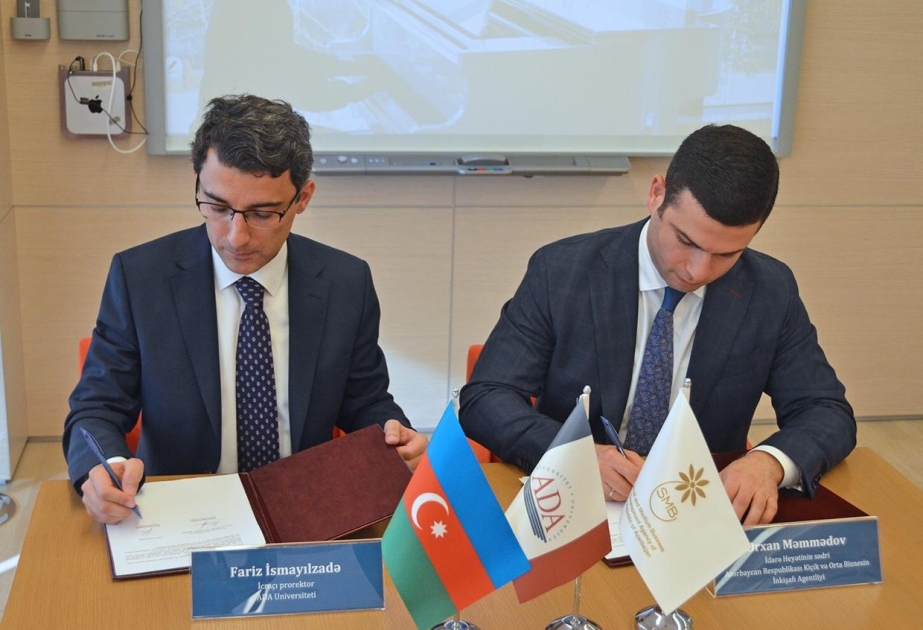 ADA Universiteti Kiçik və Orta Biznesin İnkişafı Agentliyi ilə əməkdaşlıq edəcək