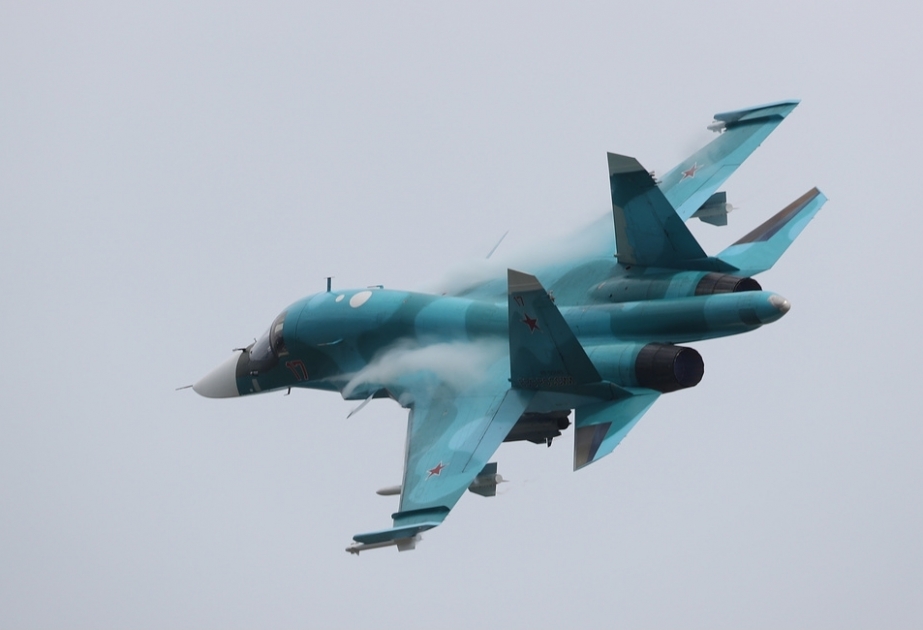 Zwei russische Kampfjets Su-34 kollidiert