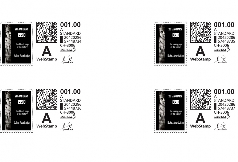 Des timbres-poste émis en hommage de la tragédie du 20 Janvier en Suisse
