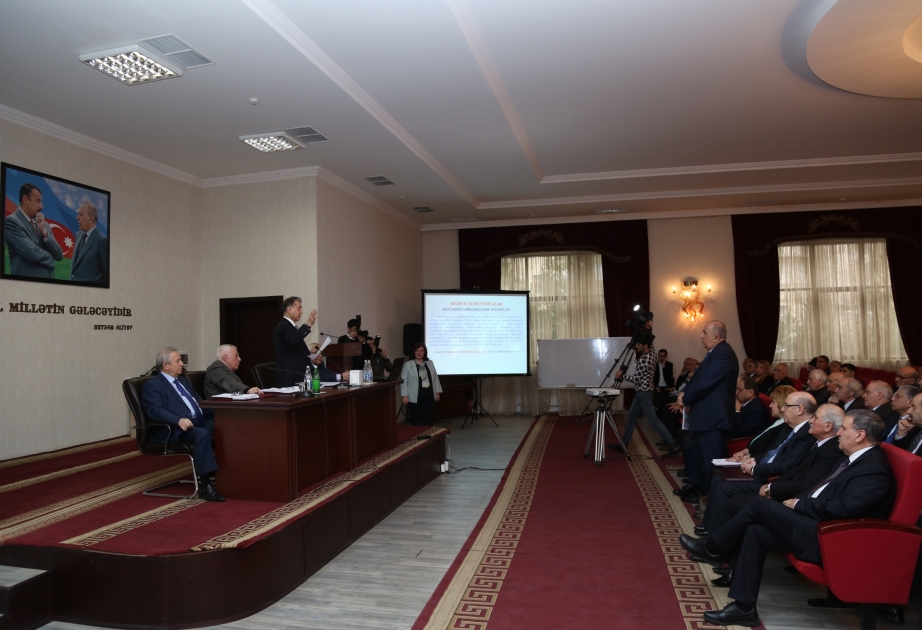 AMEA-nın Kimya Elmləri Bölməsi hesabat verib