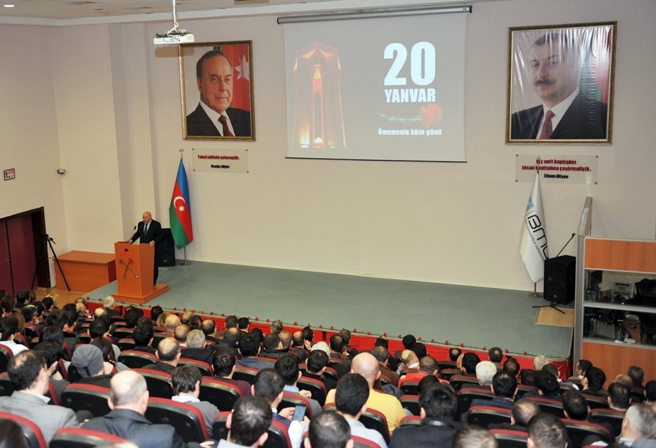 20 Yanvar şəhidləri Azərbaycan tarixinə parlaq səhifə yazdılar
