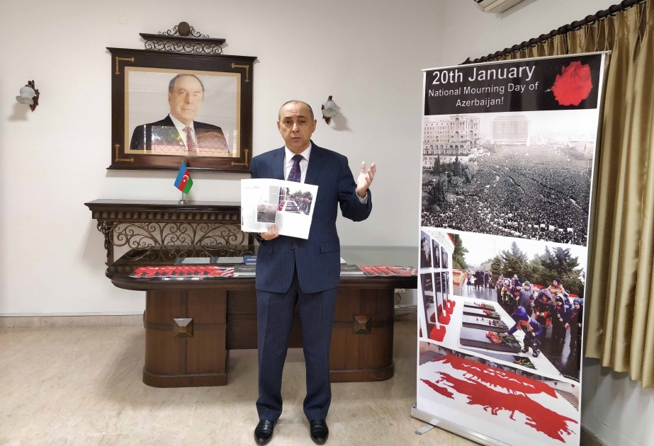 Hindistanda 20 Yanvar qurbanlarının xatirəsi anılıb