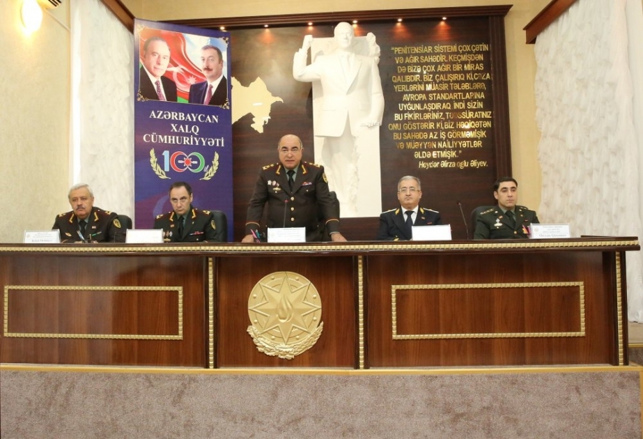 Penitensiar Xidmətin baş idarəsində əməliyyat müşavirəsi keçirilib