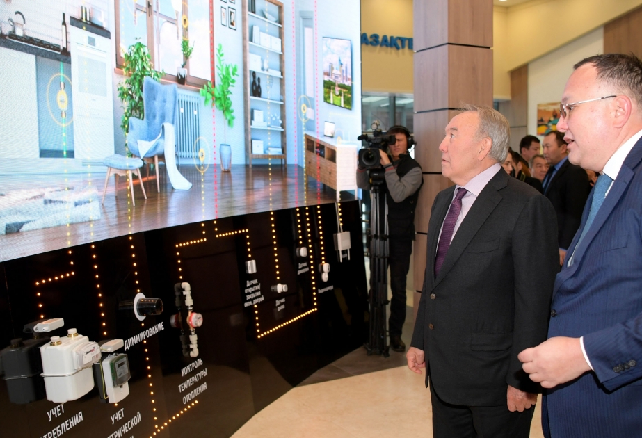Prezident Nursultan Nazarbayev ilk Smart Şəhər ilə tanış olub