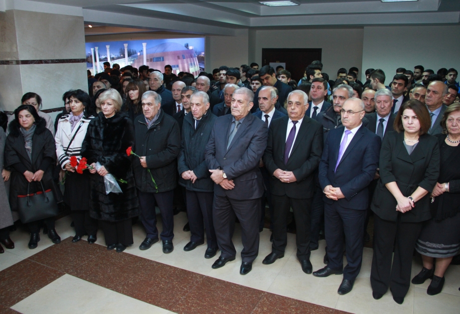 20 Yanvar şəhidlərinin xatirəsi Azərbaycan Memarlıq və İnşaat Universitetində anılıb