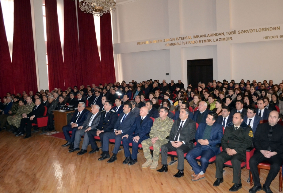 Daşkəsəndə 20 Yanvar faciəsinə həsr edilən “Ağrılı xatirələr” sənədli filmi nümayiş etdirilib