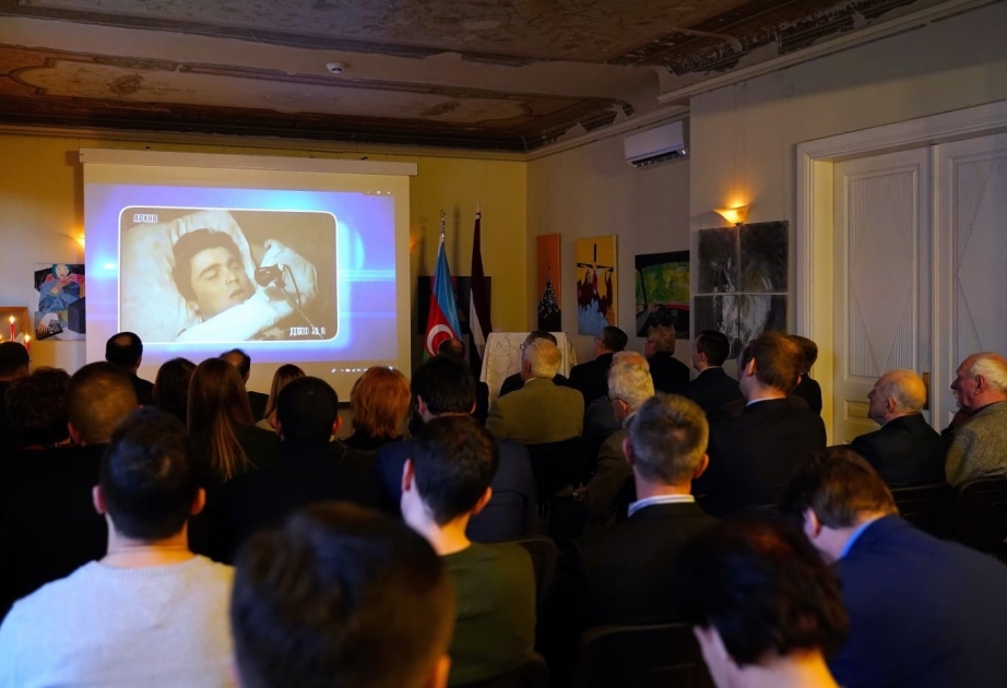 1990-cı ildə Bakıda, 1991-ci ildə Riqada törədilmiş 20 Yanvar faciələrinə həsr olunan anım tədbiri təşkil edilib VİDEO