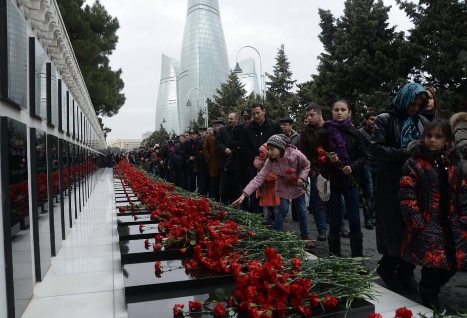 ¨20 de Enero¨ se conmemora como un Día de Duelo Nacional anualmente en Azerbaiyán